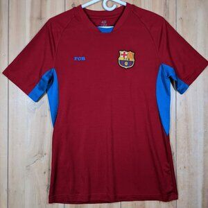 FC Barcelona Official Training/Practice Jersey Size S (34-36) - Burgundy & Blue